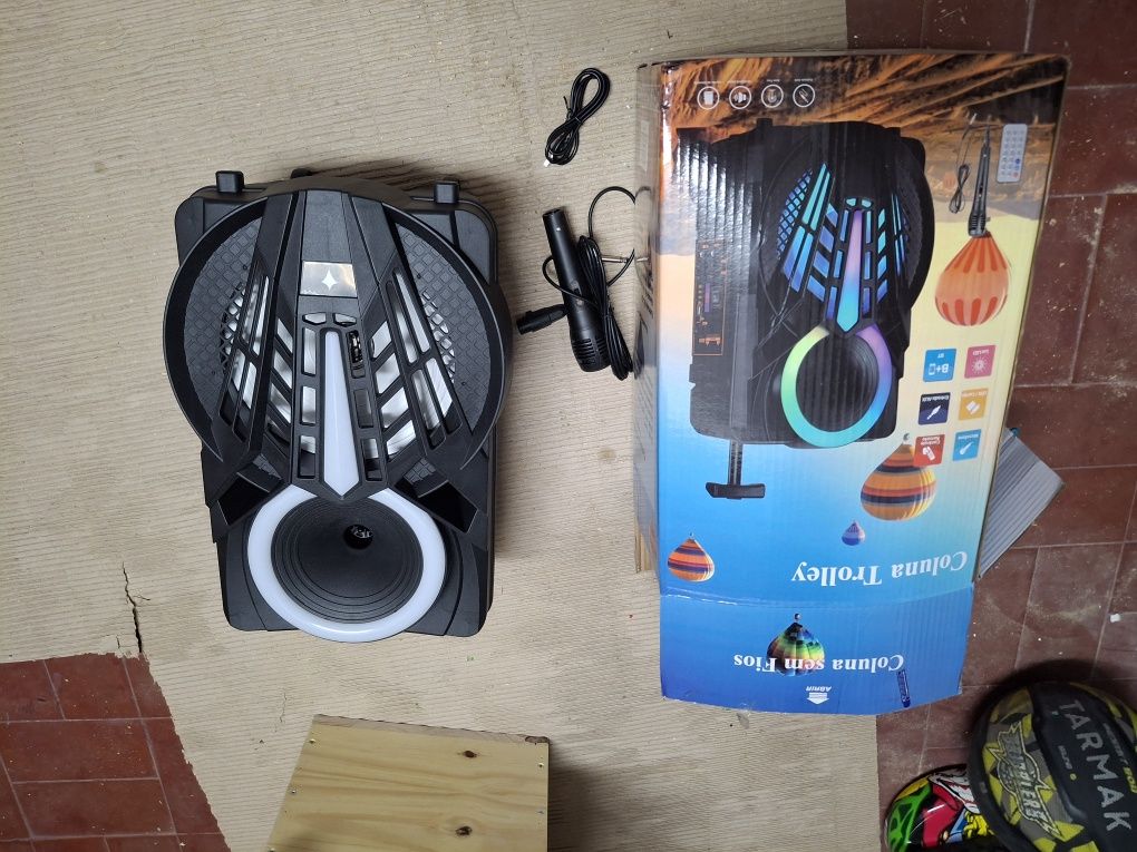 Coluna troley - sem fios - nova