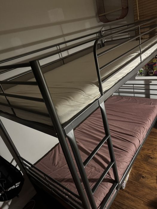 Łóżko pietrowe Ikea Svarta 90x200