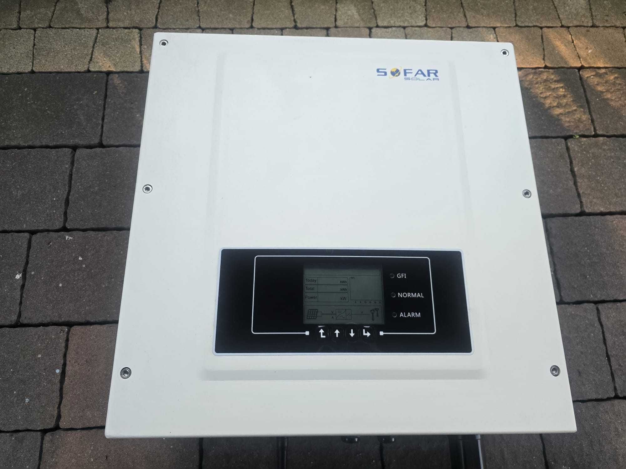 Falownik Sofar 11KTL-X + Stick Logger LSW-3|Stan jak nowy |