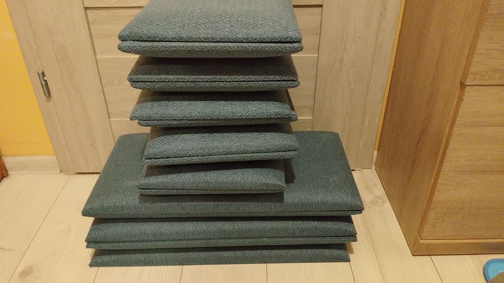 Panele ścienne zielone 15 sztuk