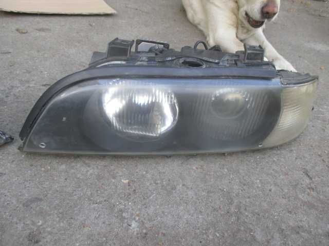 bmw e39 lampa przednia lampy przednie ładne xenon cena za 2 sztuki