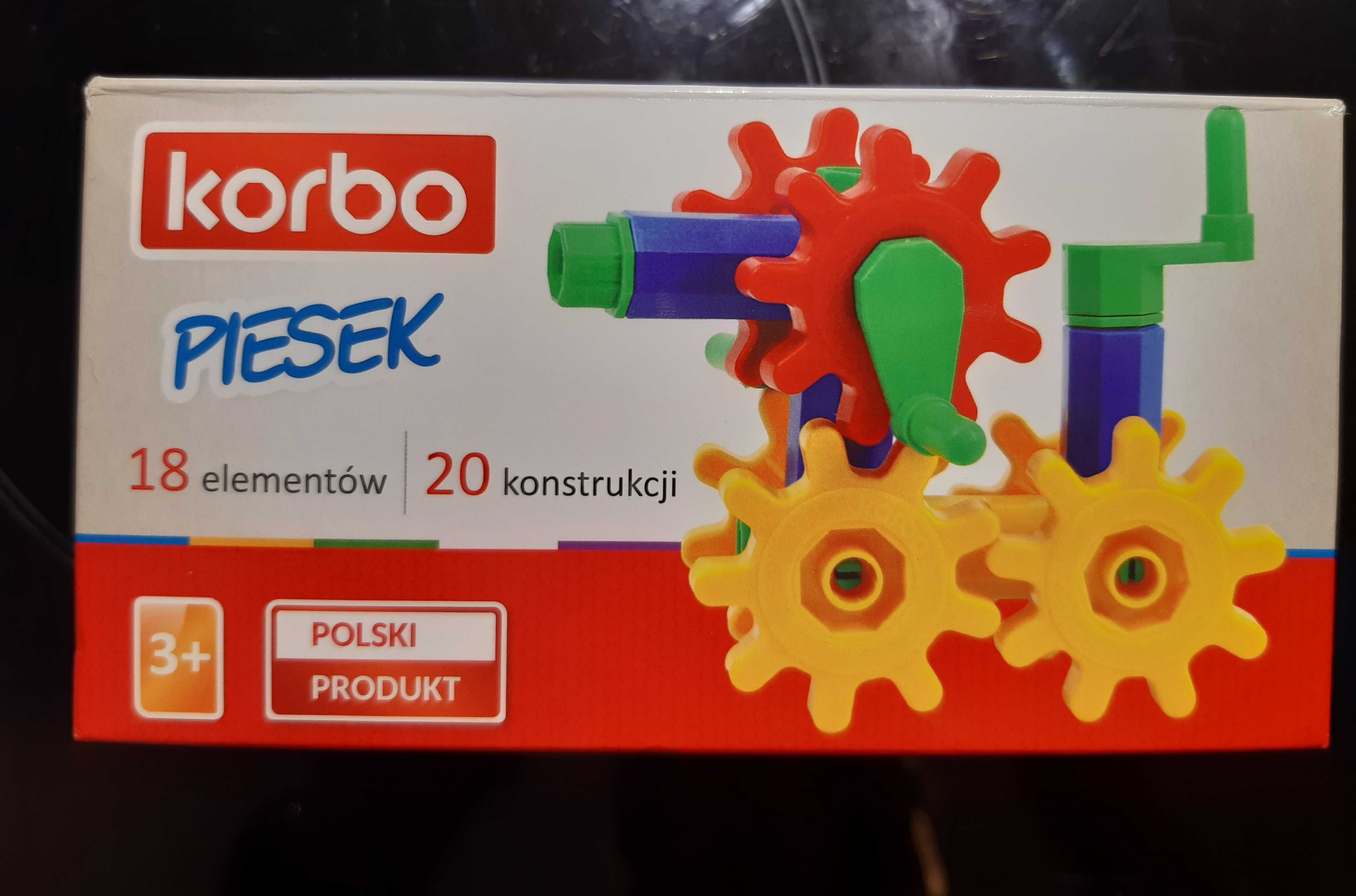 Korbo klocki konstrukcyjne piesek