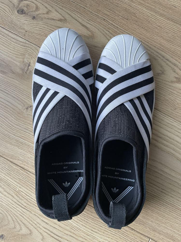 Adidas Superstar Slip-On White Mountaineering Black  rozmiar 42