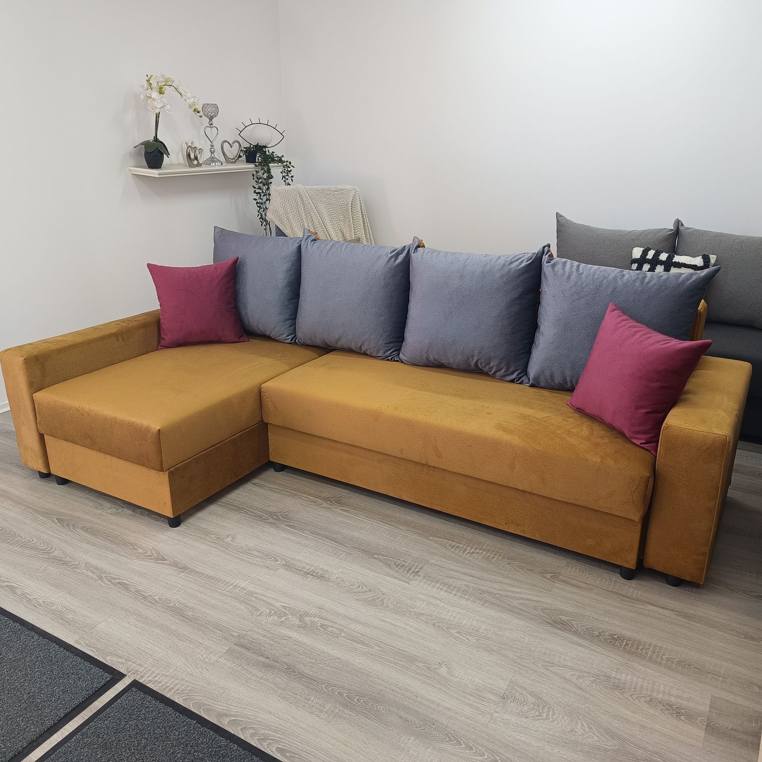 Wypoczynek Sofa narożna Kanapa KRYSTEK producent Rogówka Narożnik