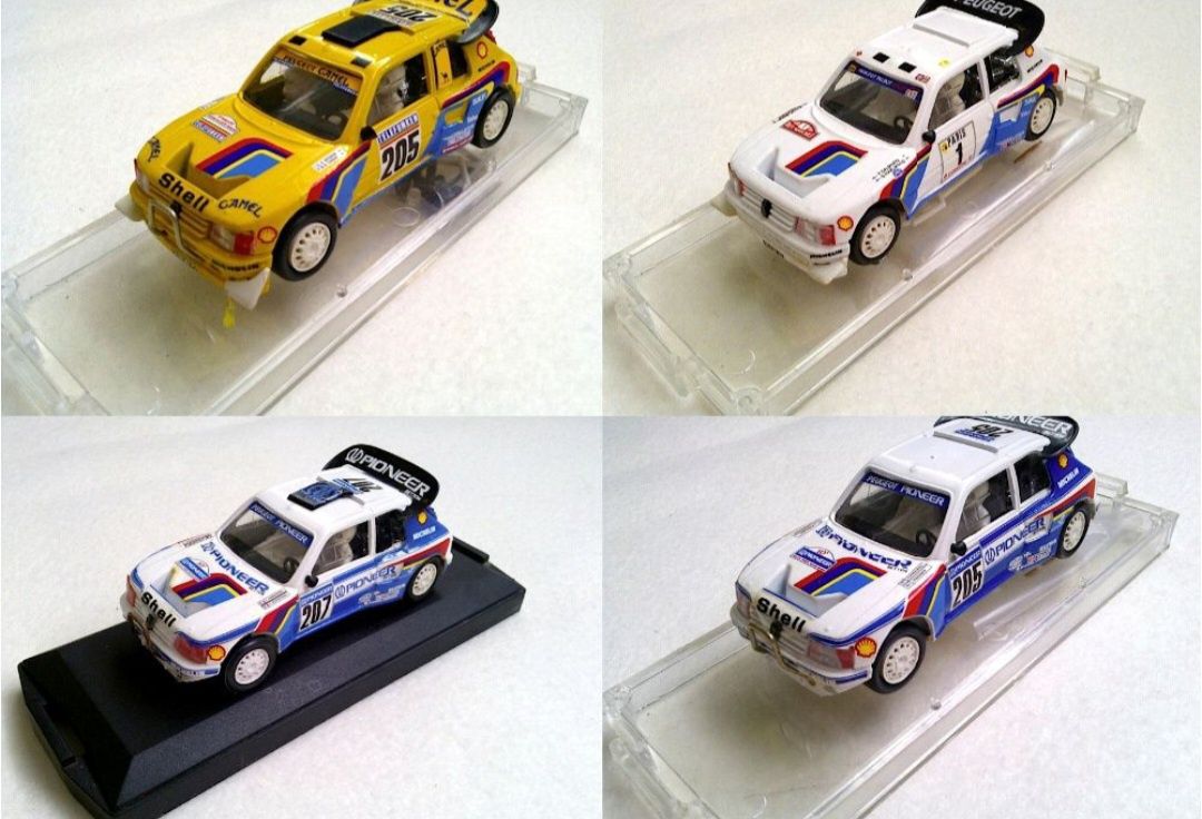 Rally Lancia e Peugeot escala 1/43 VITESSE