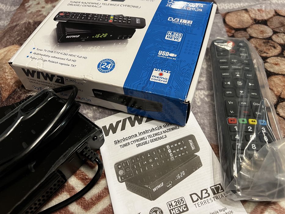 Tuner Dekoder WIWA NEW DVB-T2 H.265