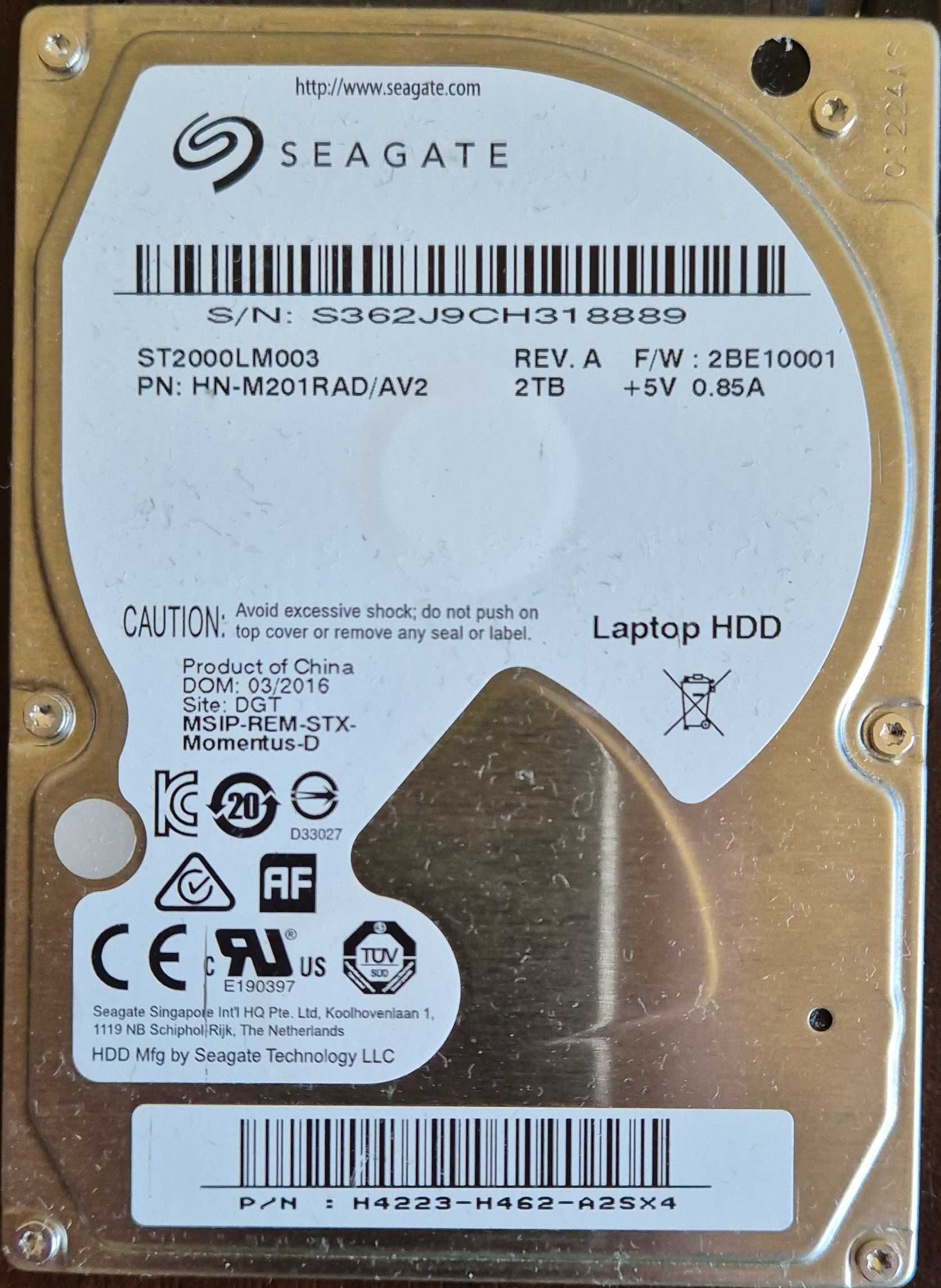 Seagate 2TB ST2000LM003