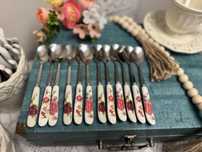 Łyżeczki deserowe english home romantic prowansalskie shabby chic