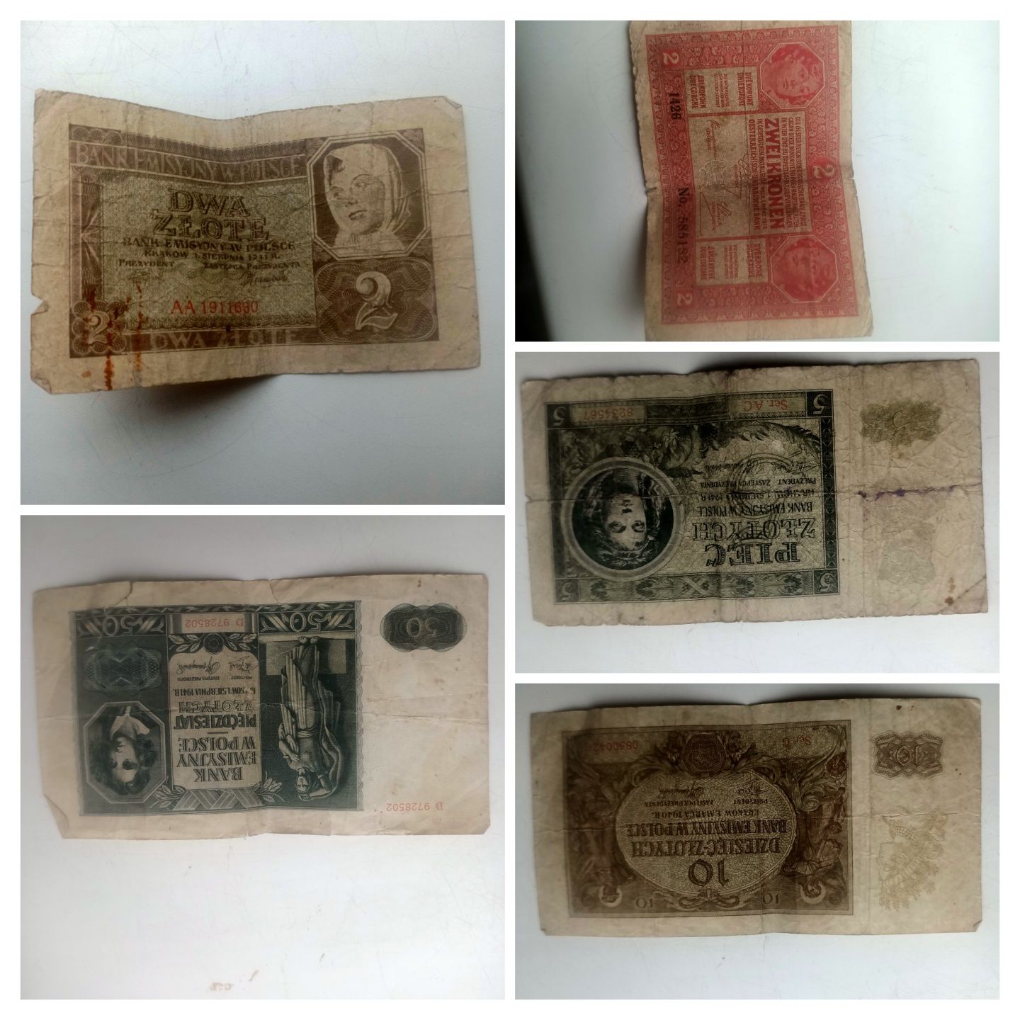 Продам банкноти злоті крони