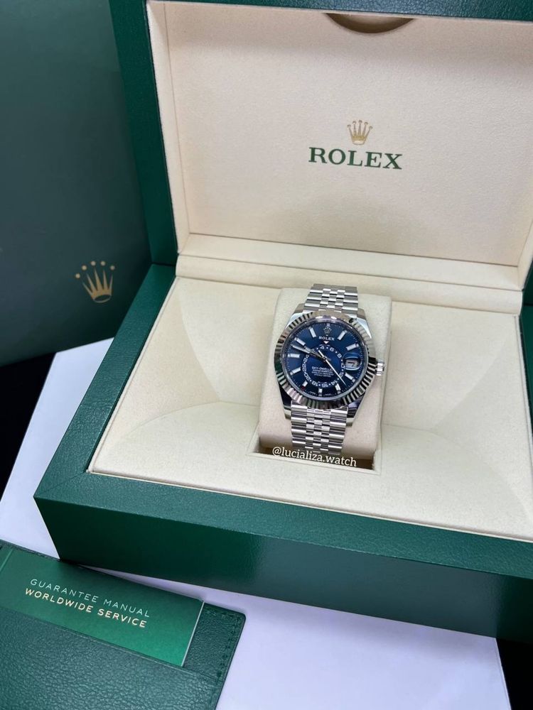 Новые Часы ROLEX Sky-Dweller 326934 Сталь/Золото 42mm