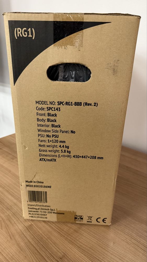 Nowa obudowa do komputera Silentumpc Regnum RG1 pure black