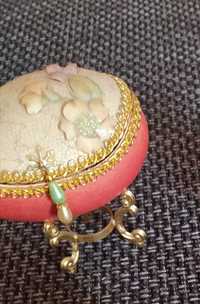Stare vintage prl pudełeczko na biżuterię