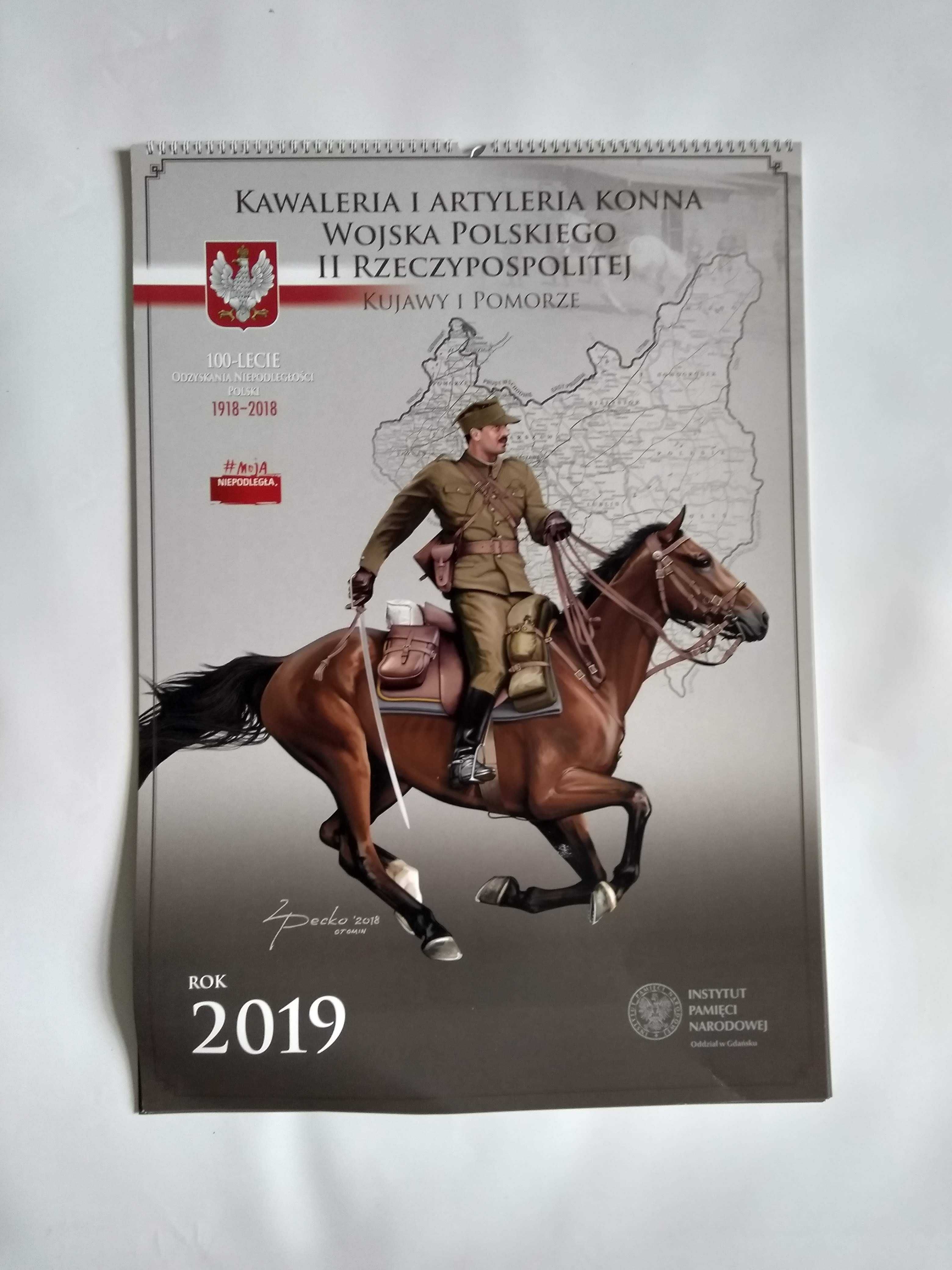 ARTYLERIA I KAWALERIA KONNA polska - Kalendarz IPN 50x70 cm Wyjątkowy