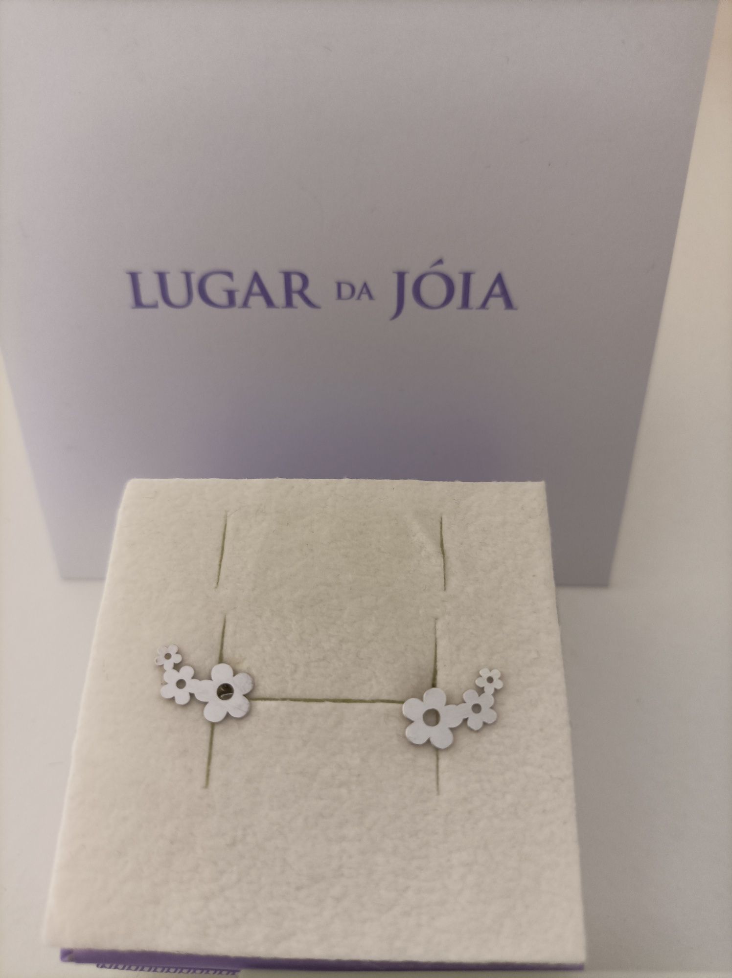 Brincos com Flores (prata925)