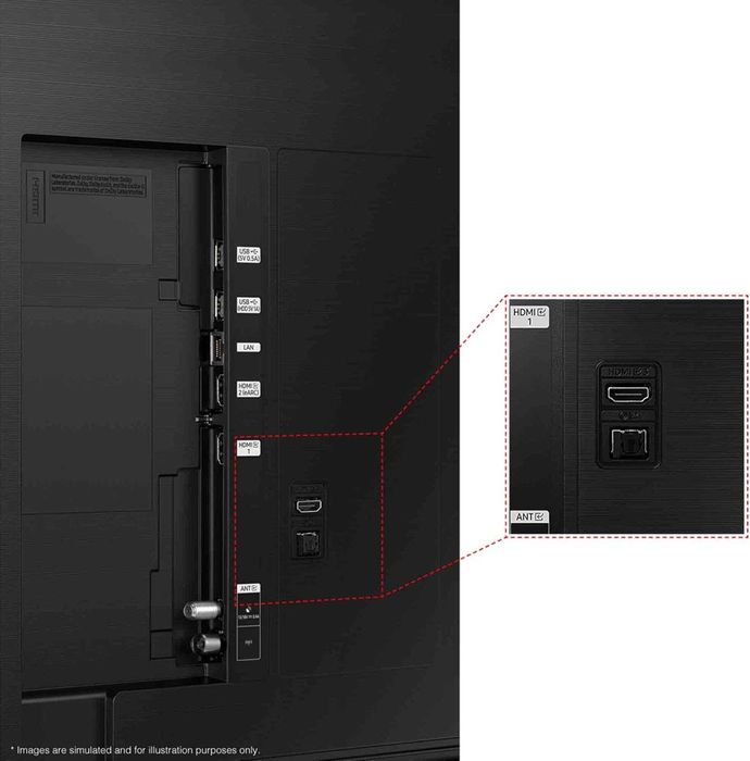 Samsung QLED QE55Q64DAUXZT, 4K, Smart TV, 55 дюймів, Tizen OC, 2024р