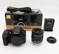 Máquina Fotográfica SLR Nikon D3500 + lente AF-P 18-55mm f/3.5-5.6G VR