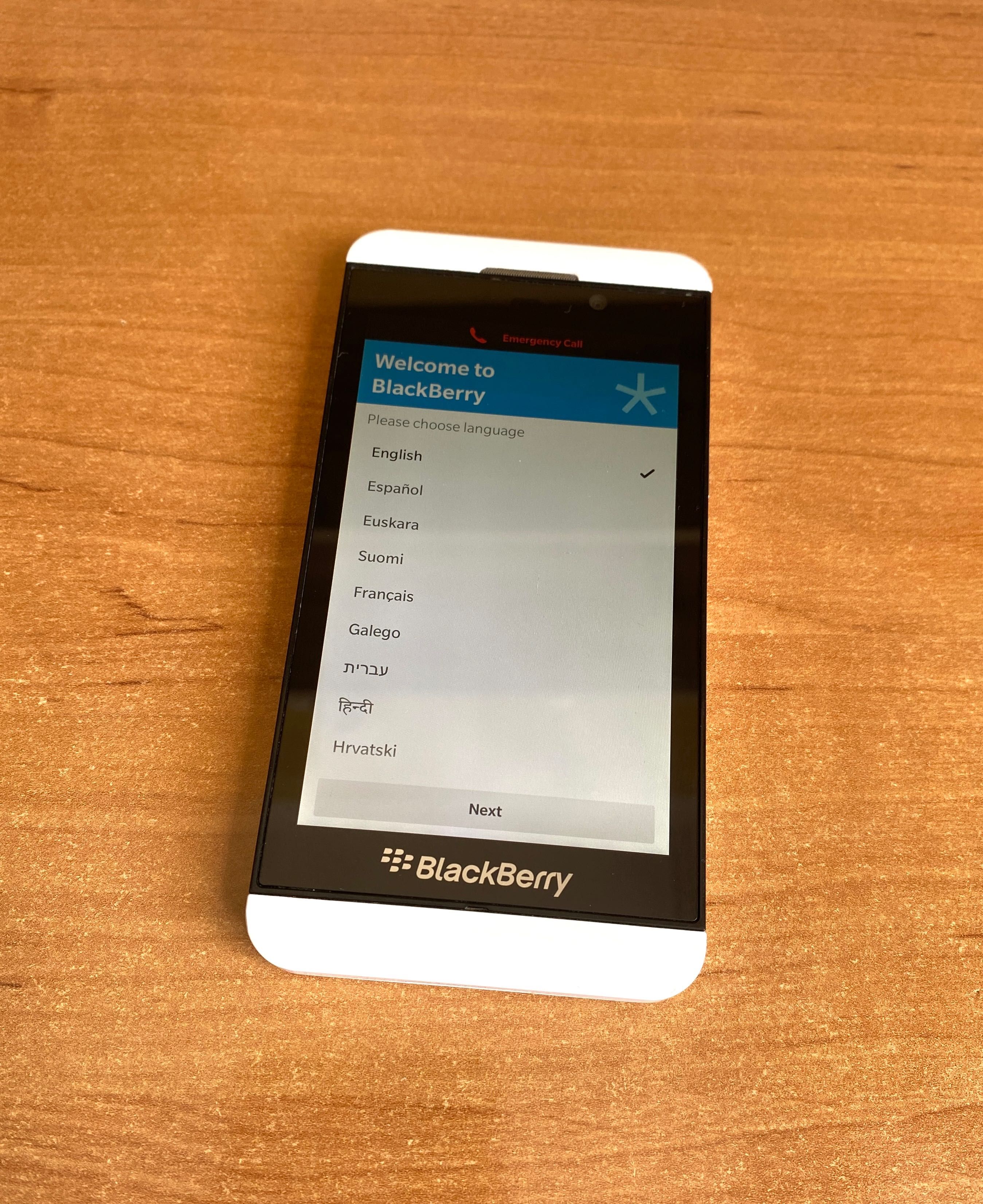 BlackBerry Z10 білий