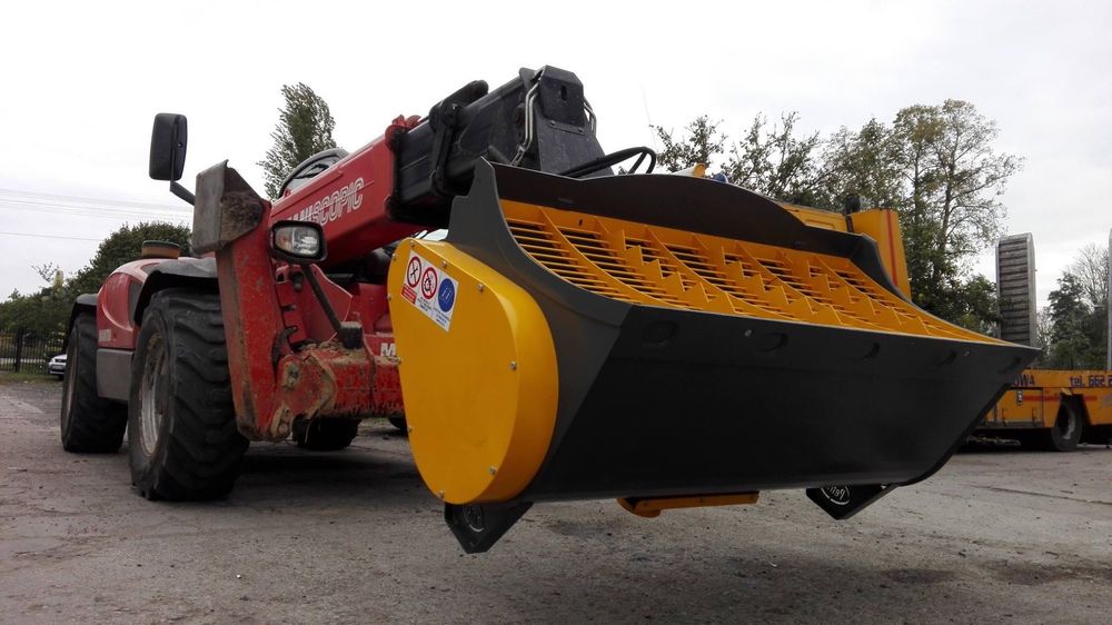 Mieszalnik do betonu HARDOX, łyżka z mieszalnikiem do betonu. Petric