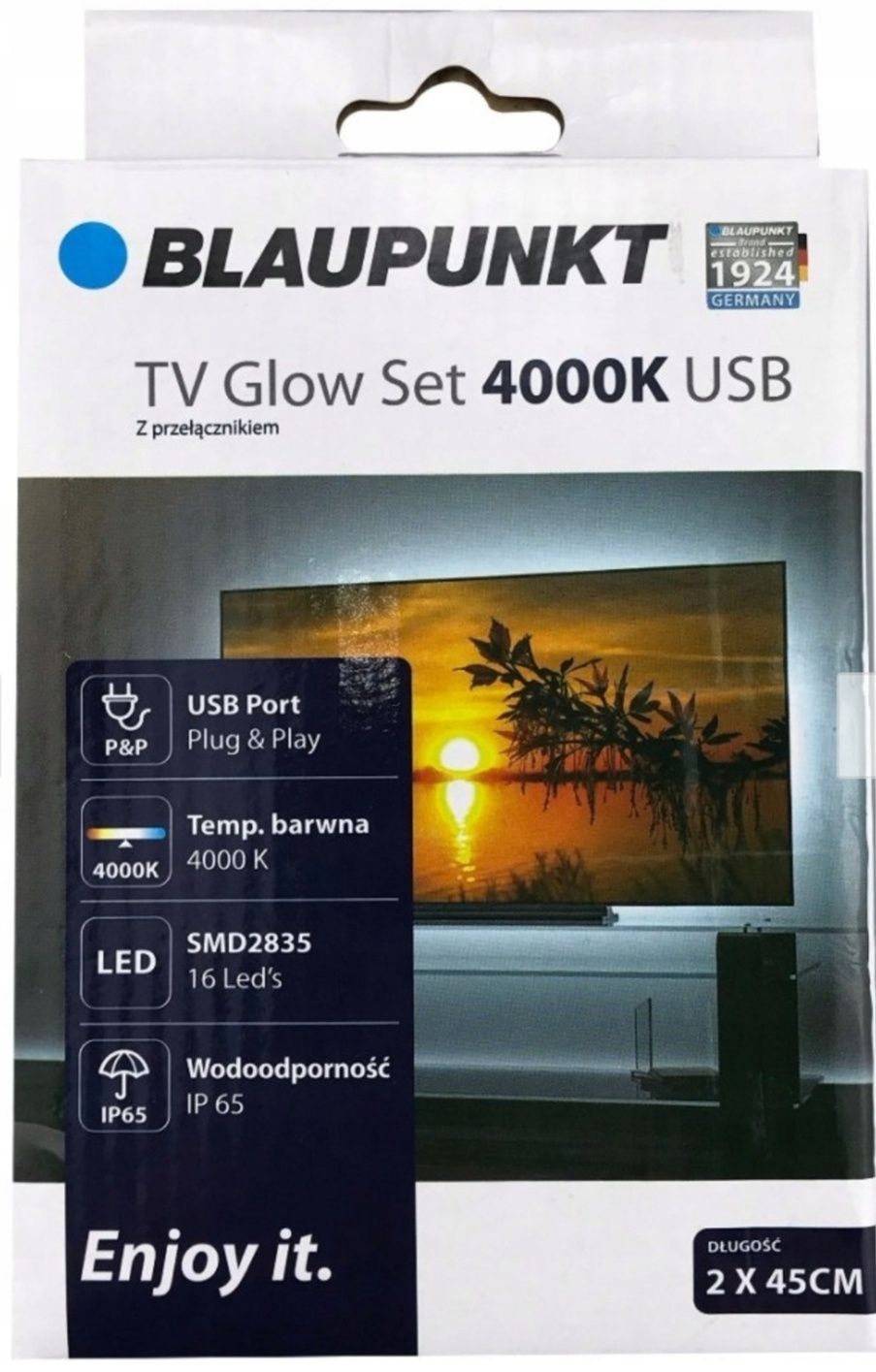 Blaupunkt Taśma LED za telewizor TV Glow Set USB - barwa naturalna

BL