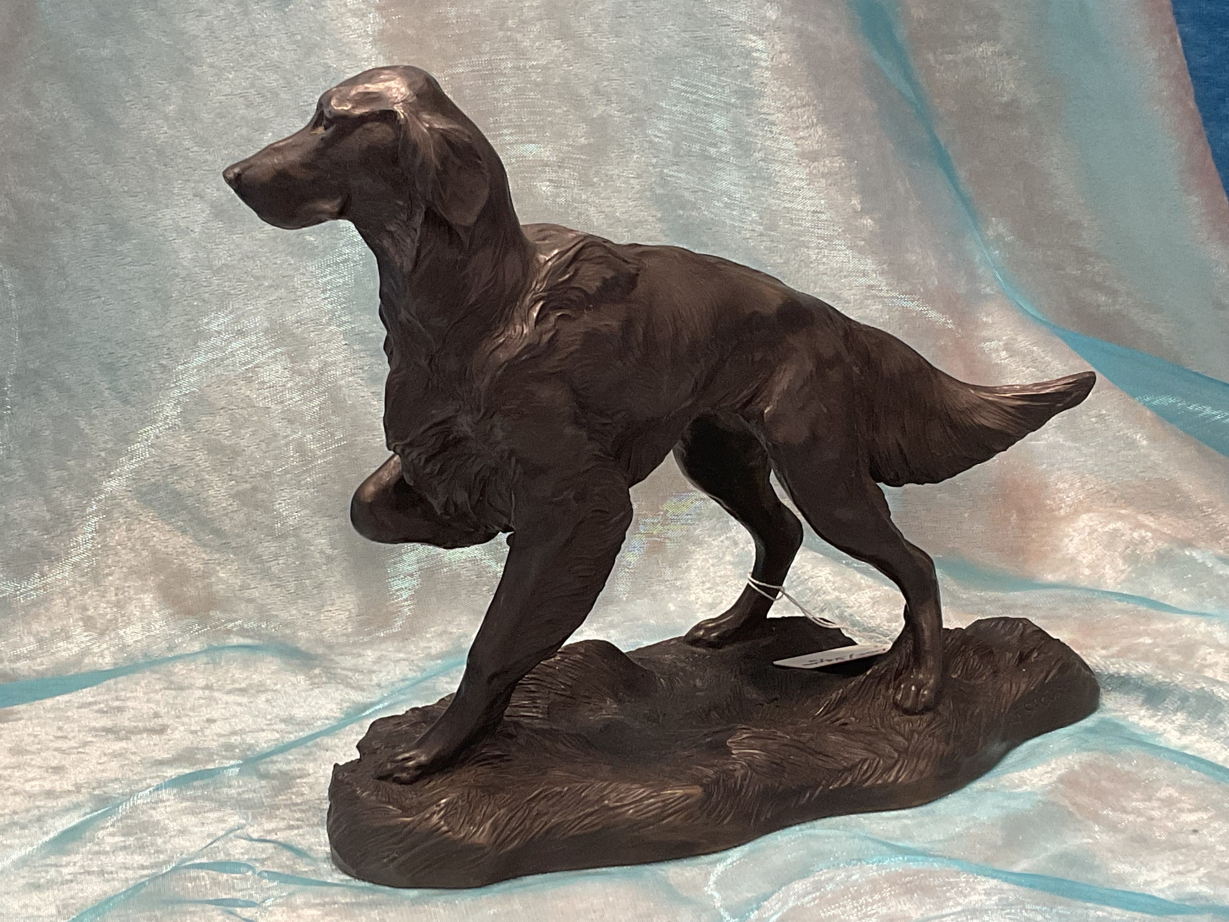 Escultura cão pointer 15 cm