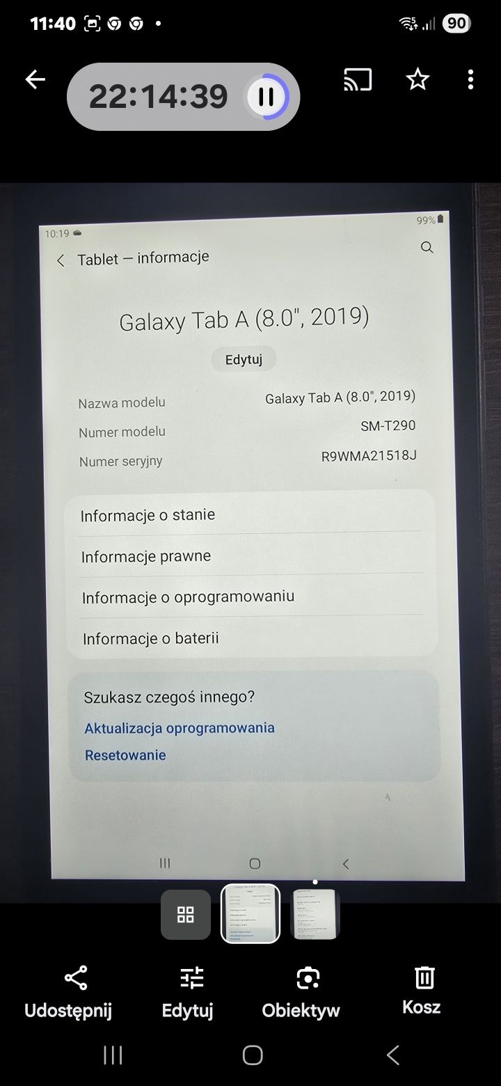 Samsung Tab A 8"