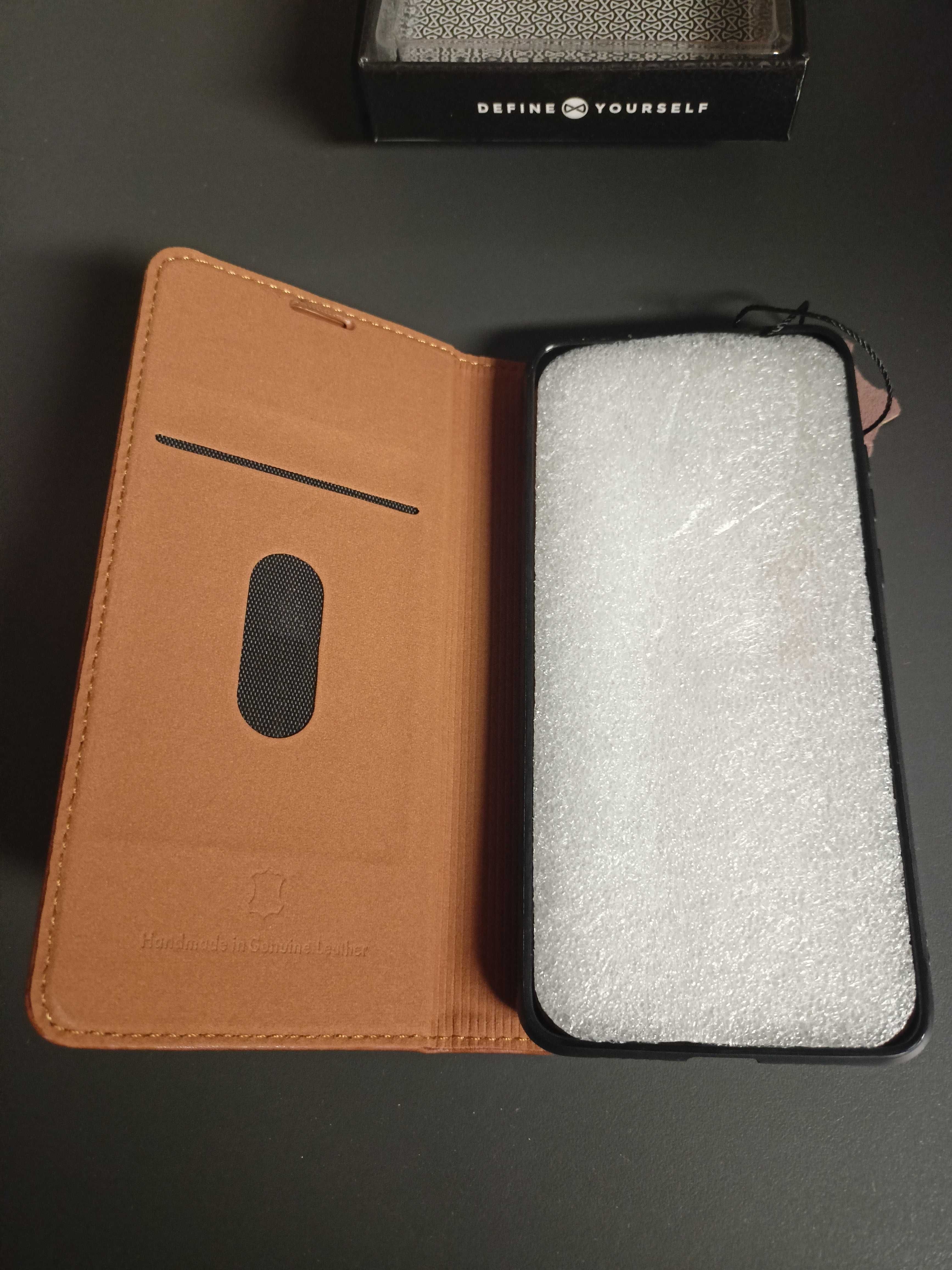 Skórzane etui kabura huawei p20