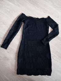 Sukienka koronkowa, mała czarna, rozm 38