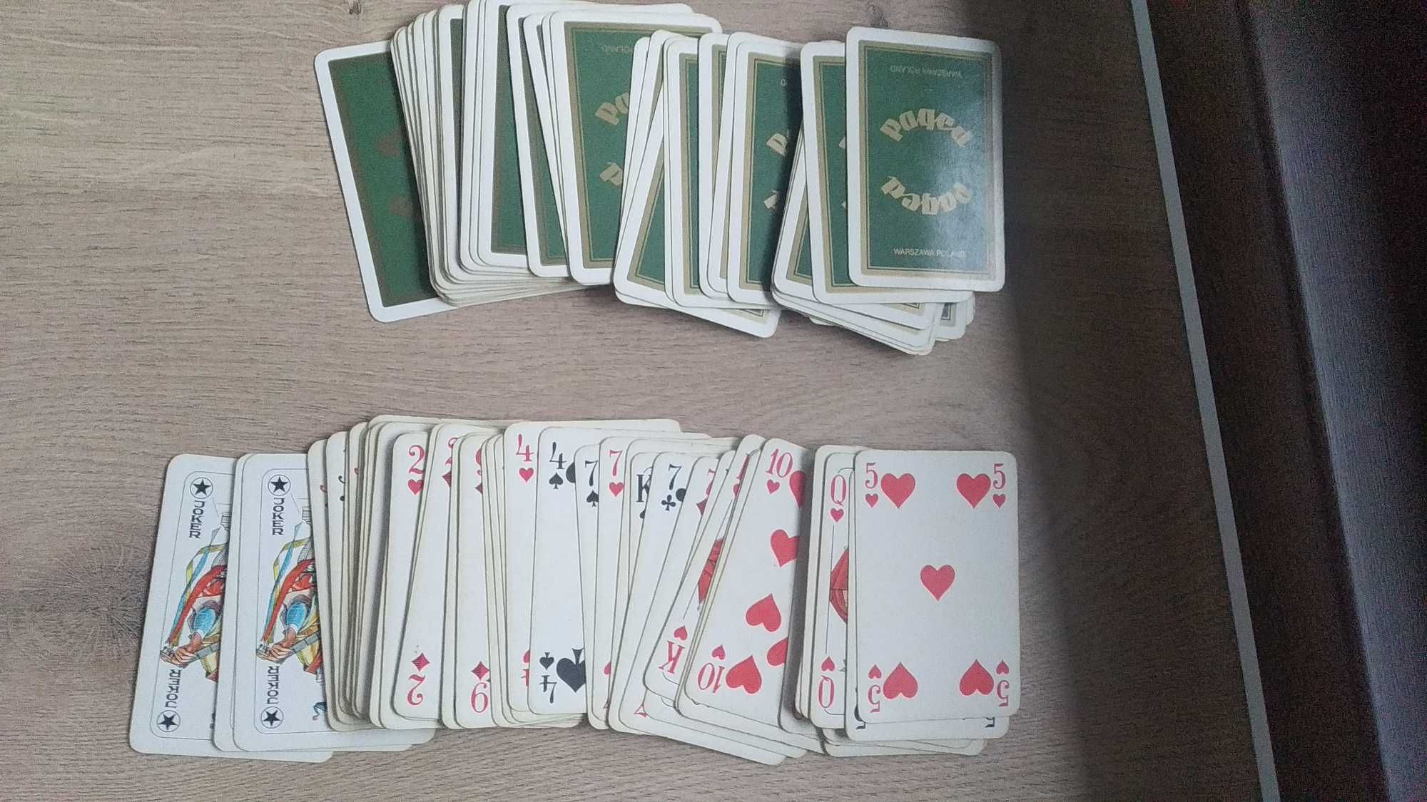 Stare karty do gry w brydża, lata 70te