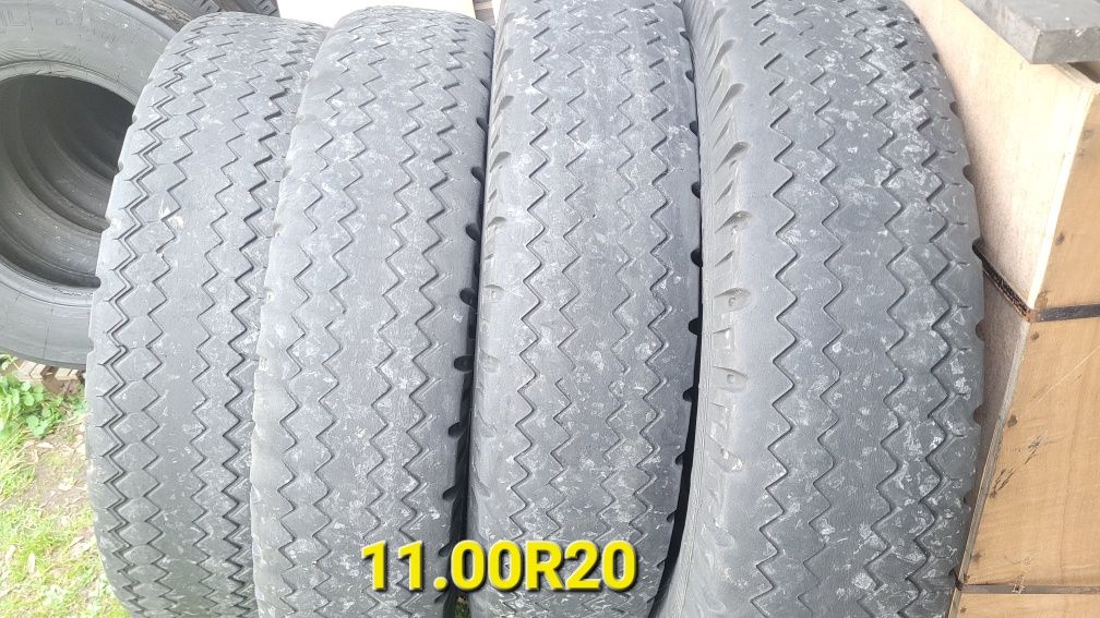 Opony Stomil KAMA 11.00R20 i 8.25R20 Przyczepa Stan BDB 11.00-20. 8.25