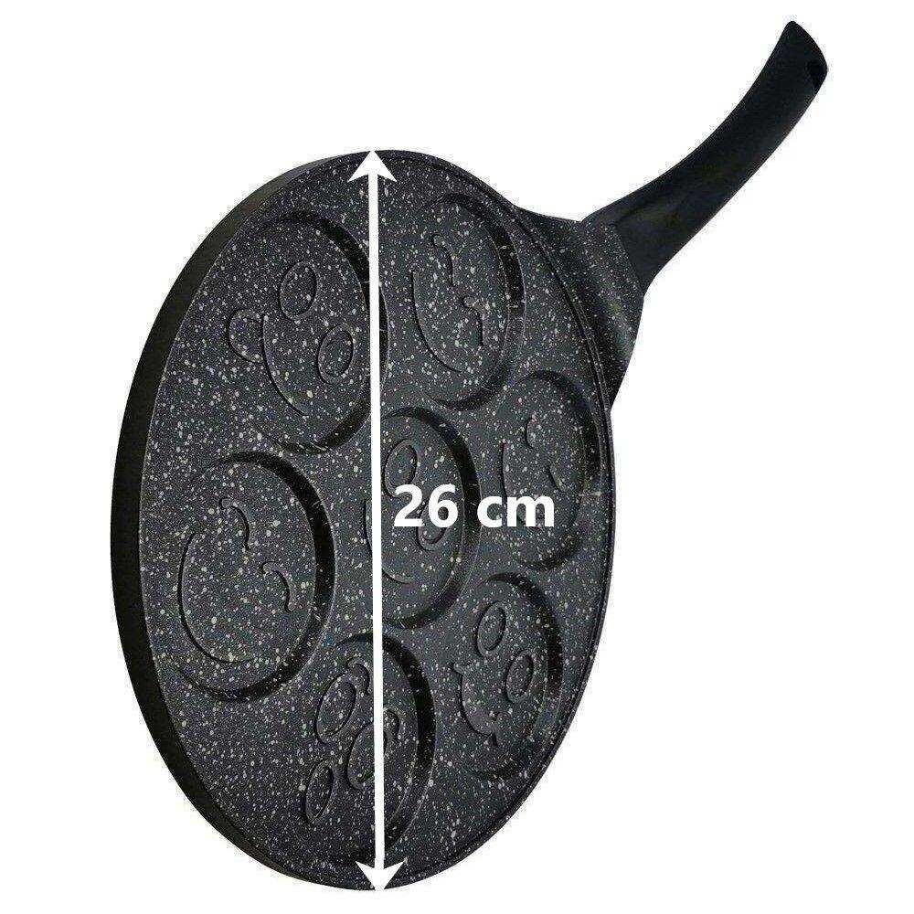 Patelnia z buźkami dla dzieci naleśników pancakes jajek buźki 26 cm
