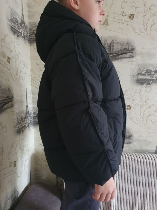 Стильний зимовий пуховик куртка пуфер