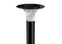 Słupek Ogrodowy Solarny 15W LED IP65 Czujnik Ruchu 6000K+4000K 2200lm