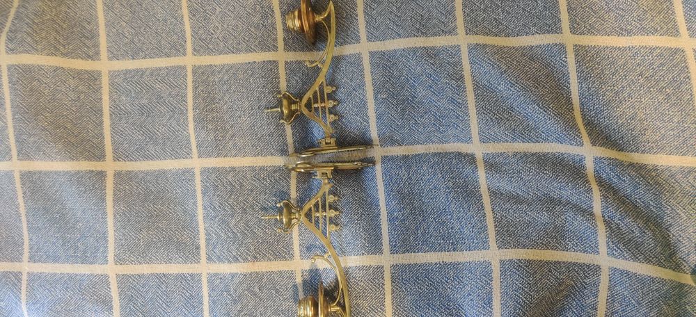 Подсвечники бронзовые, подсвечник с зеркалом, Скандинавия