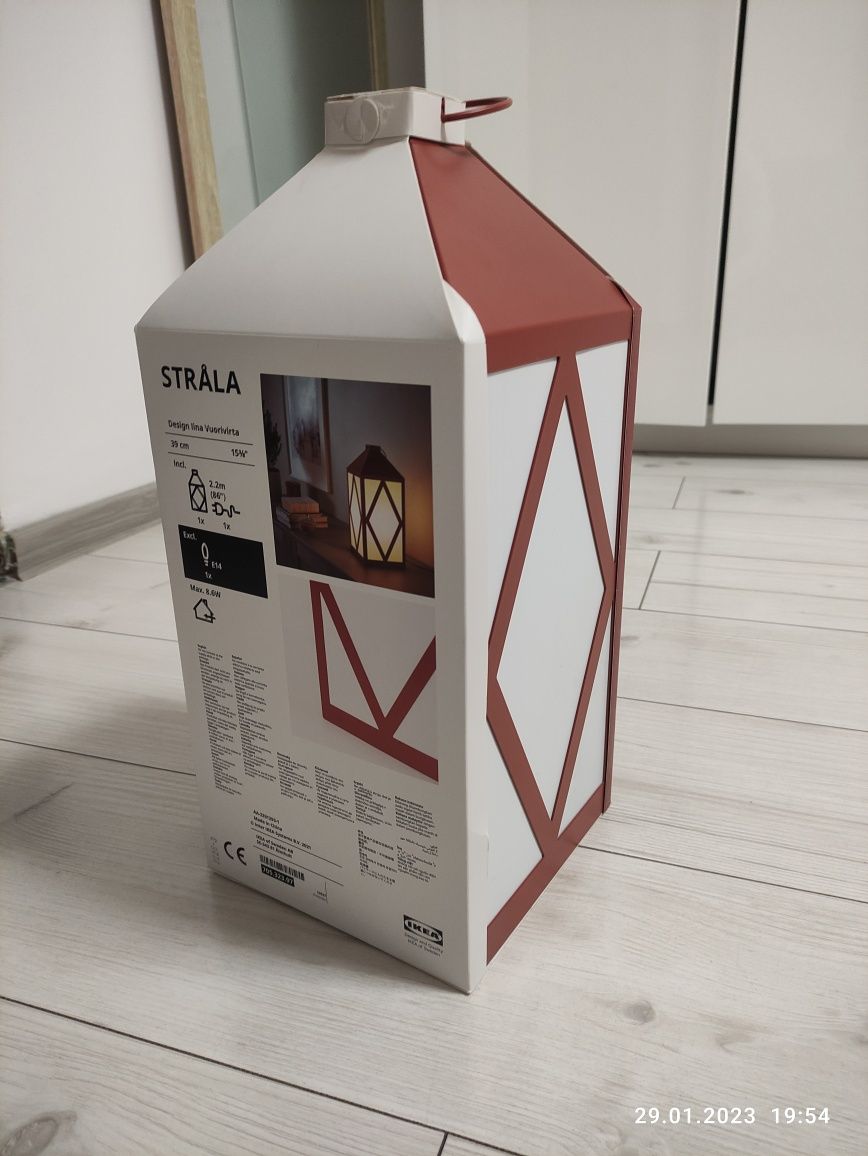 Ikea strala lampion latarenka lampa  plus żarówka gratis