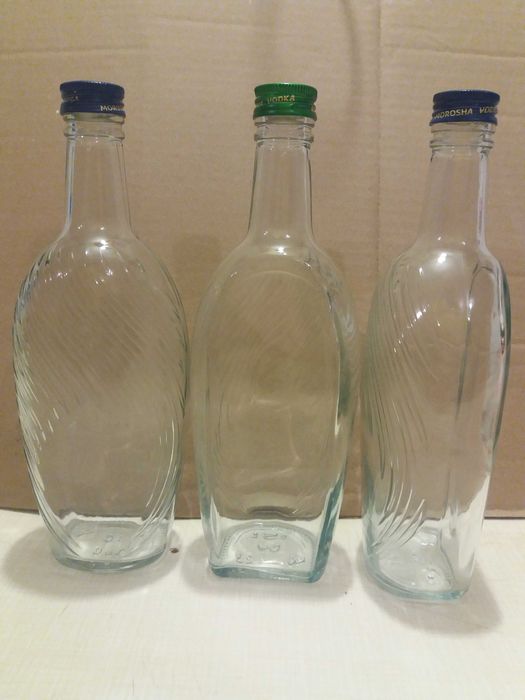 Butelki szklane, 500 ml, 43 sztuki
