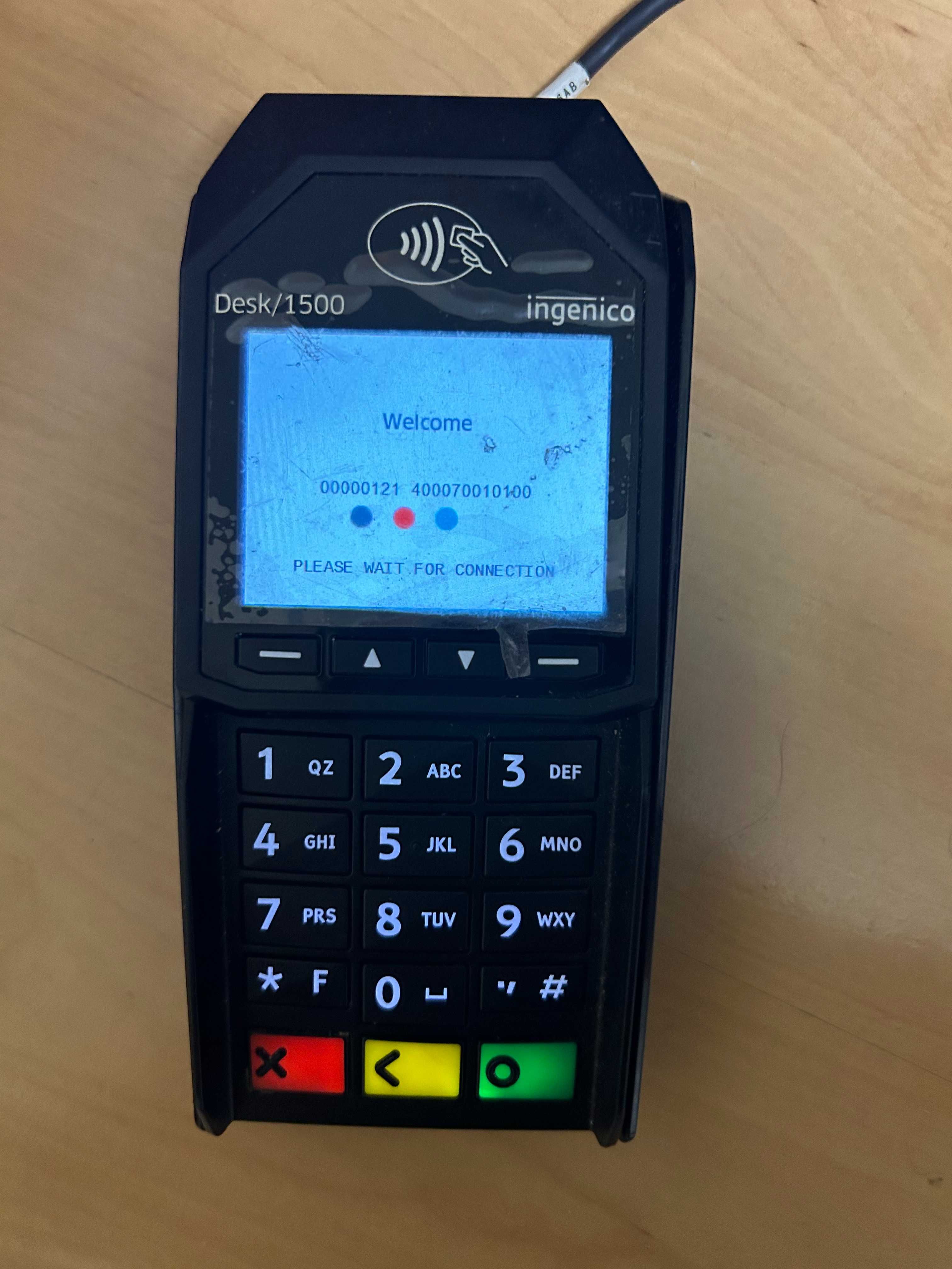 JAK NOWY Pinpad/ terminal płatniczy Ingenico desk 1500