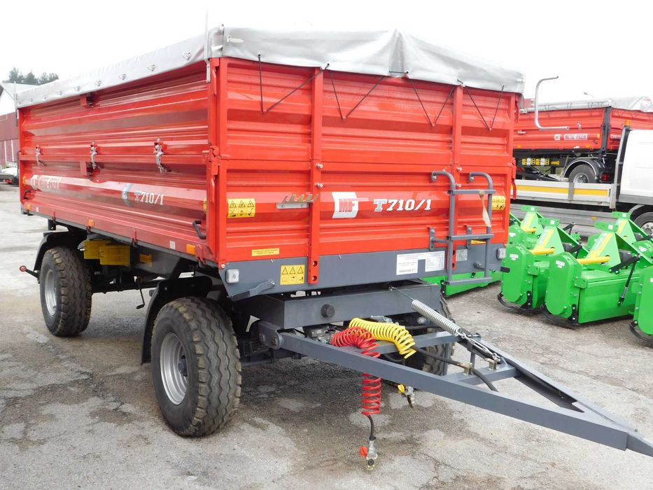 Nowa przyczepa rolnicza dwuosiowa Metal Fach 6t T710/1 8 T710/2