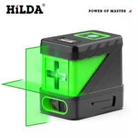 Nível laser niveladora 2 linhas horizontal vertical com tripé Hilda
