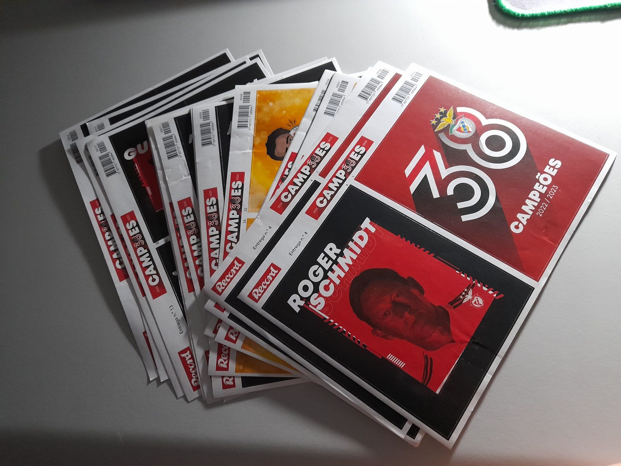 Cromos Caderneta Benfica Campeões 22/23