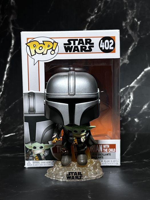 Фігурка Funko POP! Мандалорець з малюком / Mandalorian
