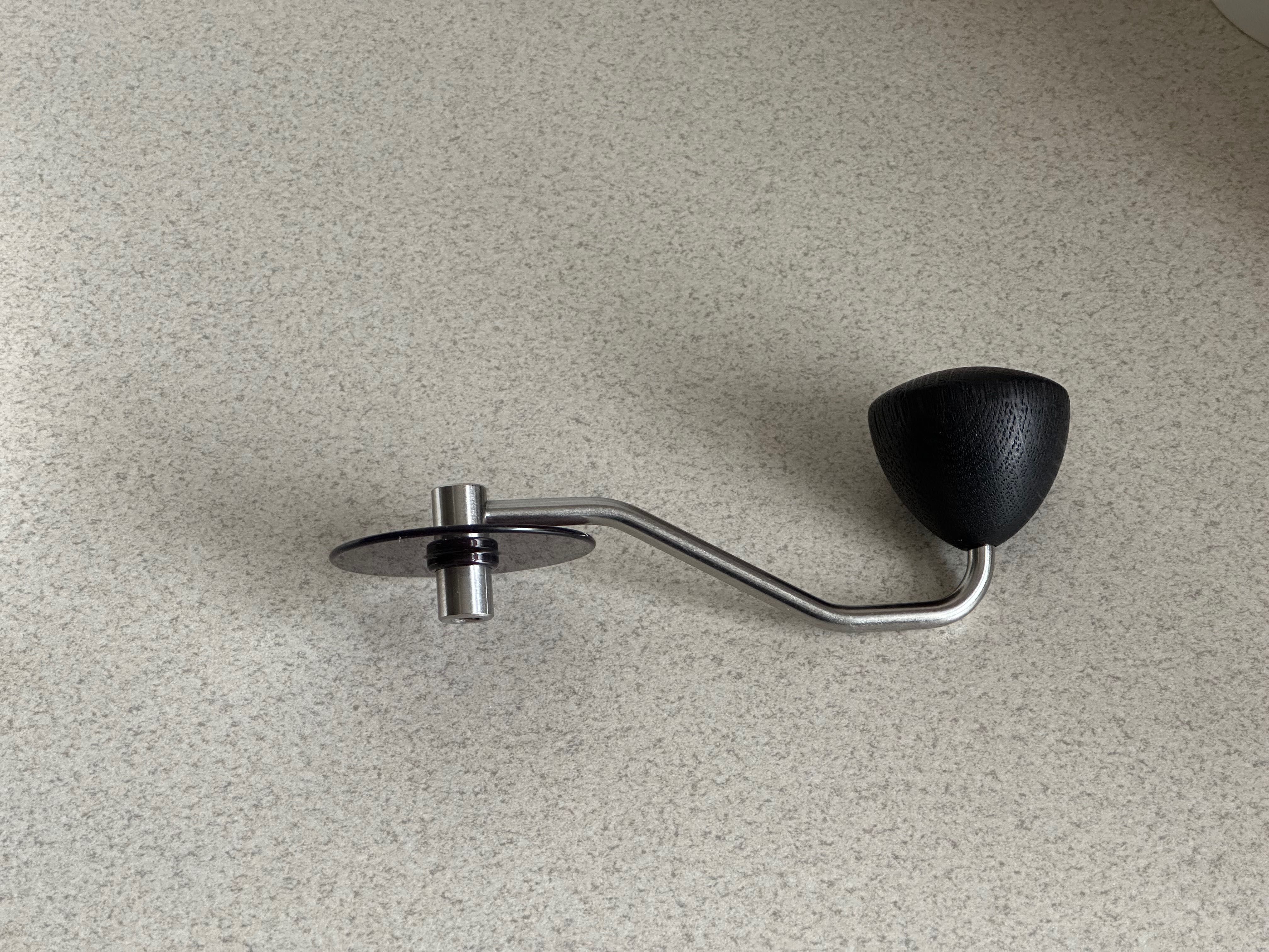 Rączka i gałka do młynka Comandante Crank & Lid dark black