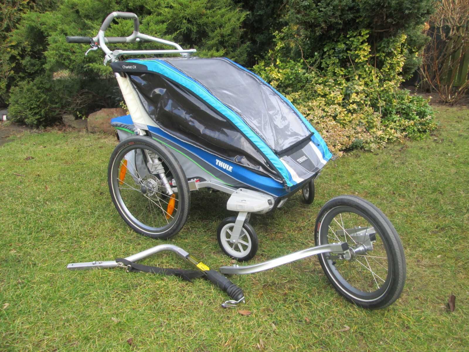 Przyczepka rowerowa Thule Chariot CX2, jogging, spacerówka