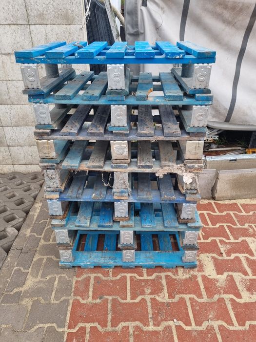 Paleta Mocne palety przemysłowe po kostce brukowej 80x60x16