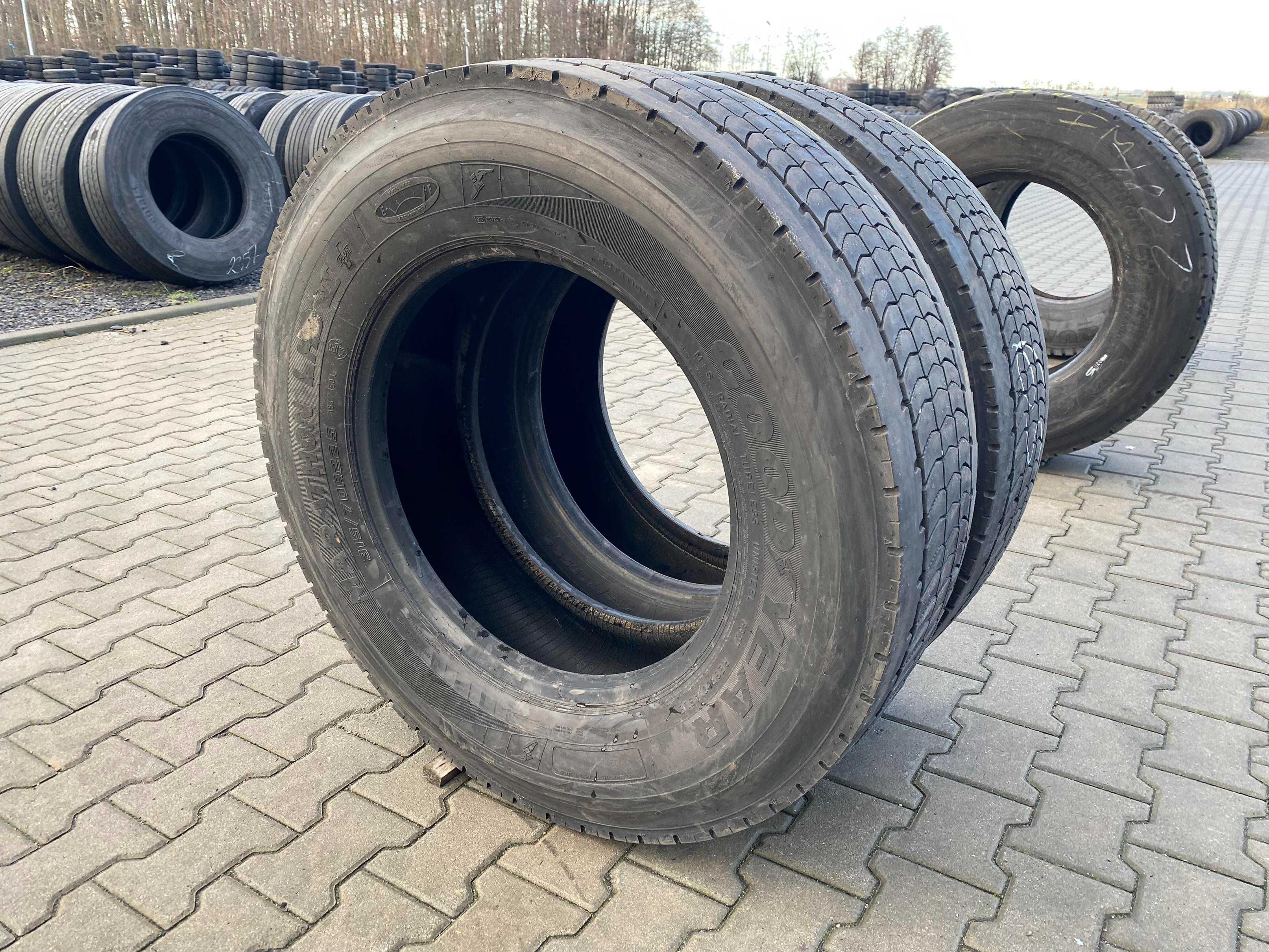 315/70R22.5 Opony GOODYEAR MATATHON LHDII+  6-8mm Napęd LHD II