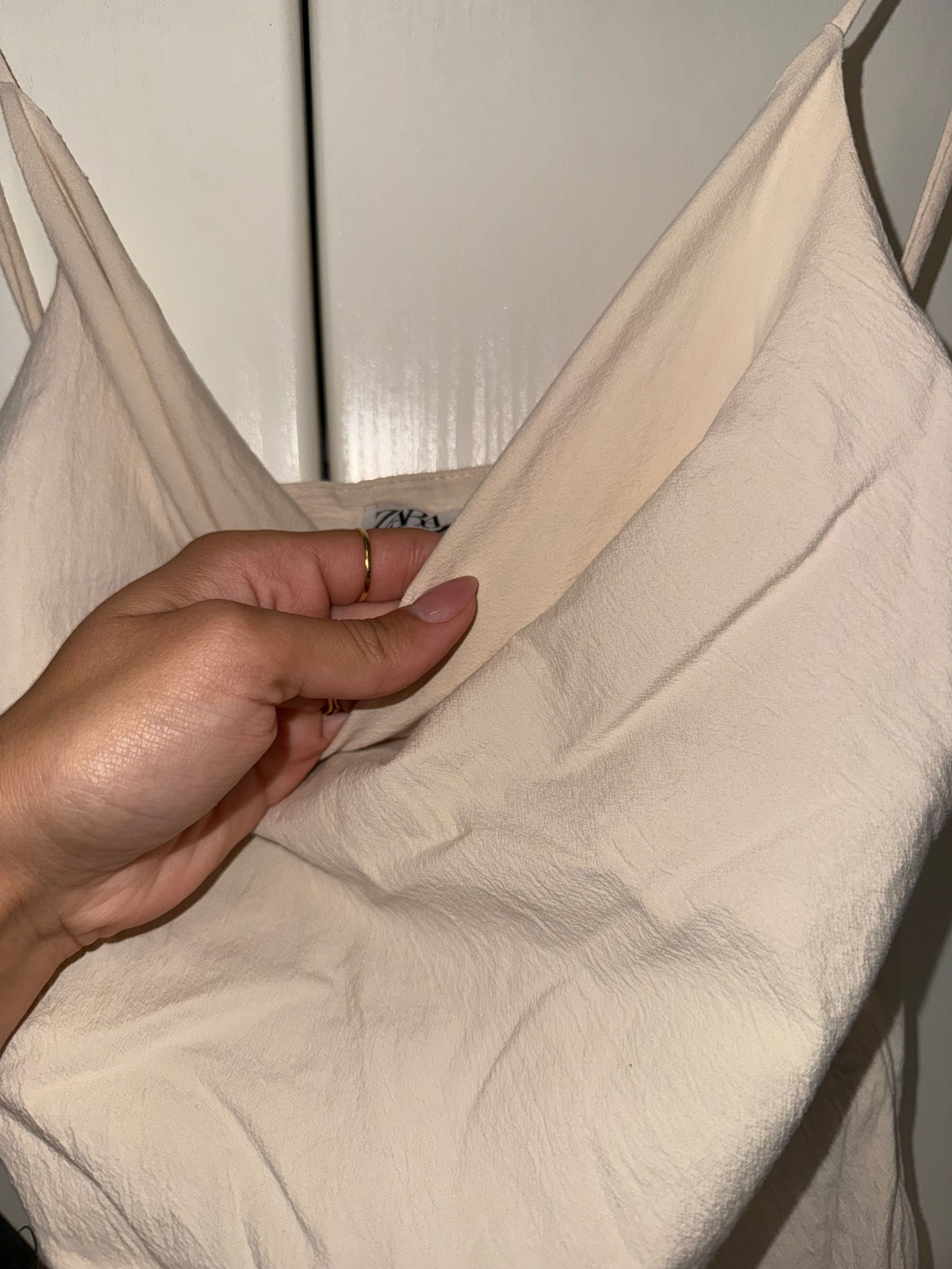 Vestido linho zara