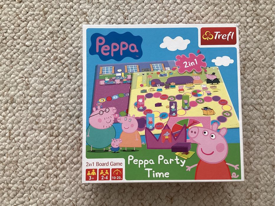 Gra urodzinowa świnka Peppa party time trefl