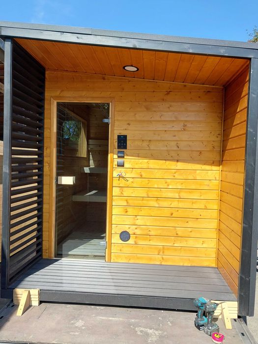 Sauna Ogrodowa Zewnętrzna 3 m x 2,2 m