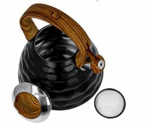 CZAJNIK Z GWIZDKIEM do indukcji czajnik stalowy 3L