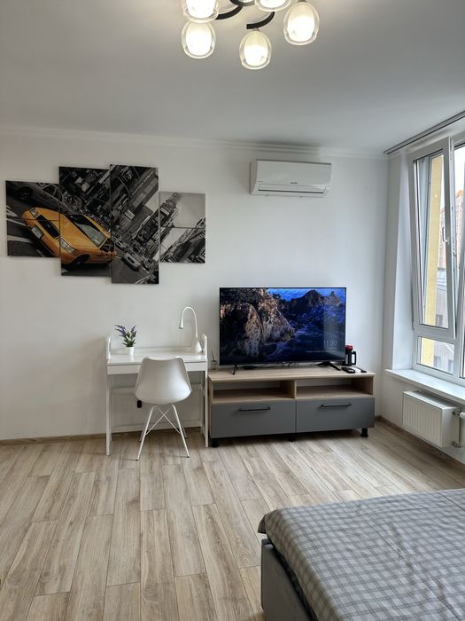 1к квартира студия ЖК Комфорт Таун посуточно