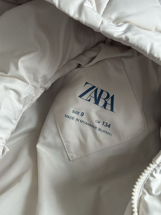 Пуховик zara дитячий 134 см